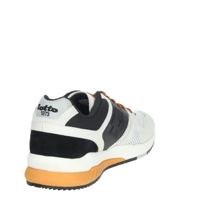 Sneakers basse classiche Casual con chiusura a lacci con punta quadrata a punta quadrata-bianco/nero 212394 - Product Image 3