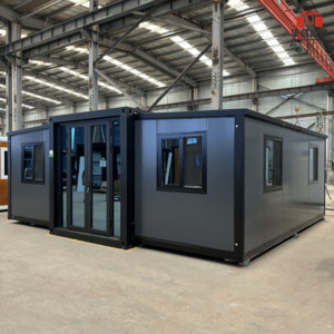 Casa contenitore prefabbricata espandibile da 20 piedi con 2 camere da letto spedite piccole case fatte di pannello Sandwich <span class=keywords><strong>in</strong></span> vendita - Product Image 2