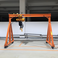 Très populaire Grue portique mobile électrique à 4 roues, type mini, à poutre simple