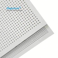 Panneaux de plafond perforés carrés, fabrication chinoise directe, sans joint, en plaque de plâtre, 2000x1200x12mm, 1200x2400mm