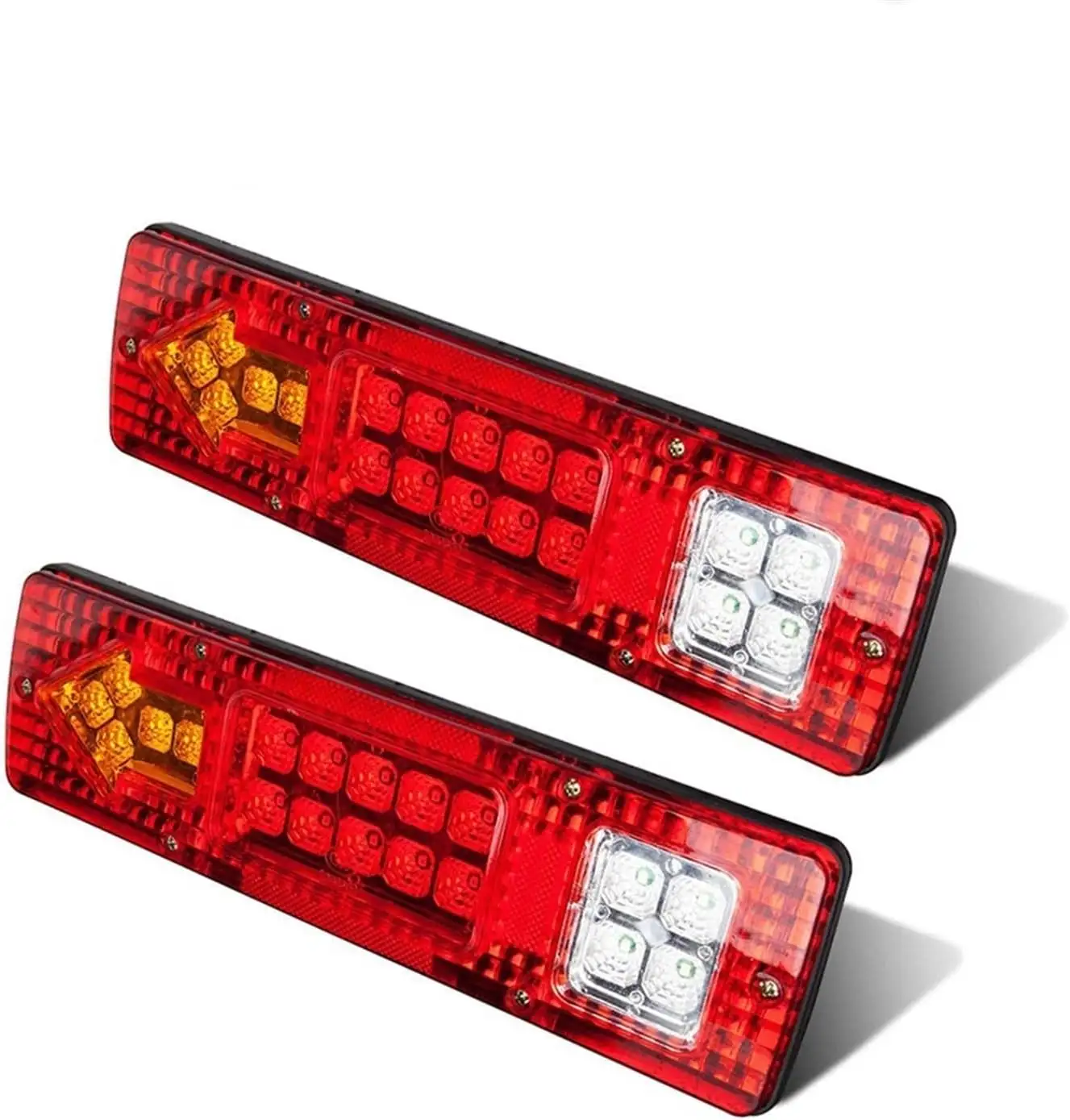 車のLEDテールライトキットRVキャンピングカートレーラートラックストップライトボート照明用防水12V24Vリアターンシグナルランプ