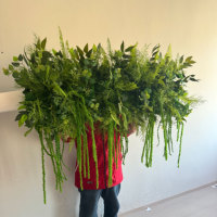 Décoration de fête, fausse plante, guirlande de feuilles suspendues artificielles, verdure, plafond, herbe artificielle, plantes suspendues, chemin de fleurs, mariage