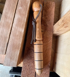 Piqueur de jardin de 8 pouces en bois de cerisier de Virginie avec manche cordé, fournitures de jardin, logo personnalisé, piqueur de jardin - Product Image 3