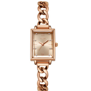 Reloj de cuarzo impermeable con brazalete de aleación para mujer, diseño creativo y exclusivo. - Product Image 6
