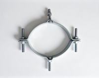 Collier de serrage pour poteau d'éclairage public en acier galvanisé pour montage de lampadaires extérieurs – Vente en gros directe usine