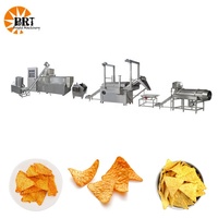Ligne de production entièrement automatique pour snacks croustillants Bugles, chips triangulaires au maïs et autres produits de friture