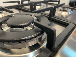 Vente chaude Cuisinière de cuisine en acier inoxydable à 5 brûleurs Conception de cuisinière à <span class=keywords><strong>gaz</strong></span> intégrée Cuisinière à <span class=keywords><strong>gaz</strong></span> NG/<span class=keywords><strong>GPL</strong></span> <span class=keywords><strong>pour</strong></span> l'extérieur et l'hôtel - Product Image 4