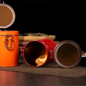 Boîte de conservation en fer blanc de qualité alimentaire à fermeture hermétique pour grains de café, thé, pain et lait, anti-humidité, vente en gros CC0307 Dongguan - Product Image 4