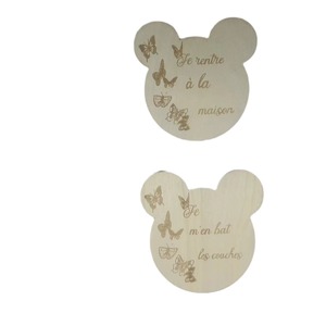 Wooden baby calendar, <b>birthday</b> and <b>first</b> <b>birthday</b> <b>decorations</b>, photo props, forest-themed bear head baby milestone <b>decorations</b> - Product Image 5