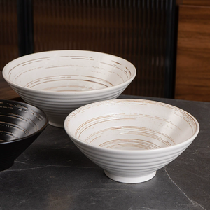Tazón de Cerámica Europea de Alta Calidad para Fideos Lamian, Pintado a Mano, Ecológico, con Certificación BSCI LFGB - Product Image 3
