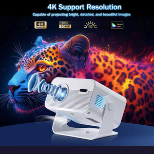 S6โปรโปรเจคเตอร์ LED 4K พร้อมไวไฟ200ลูเมนสั้นพกพาได้1080P รองรับการใช้งานกลางแจ้ง - Product Image 5