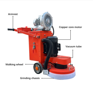 Lightweight 500mm Epoxy Removal Terrazzo <b>Floor</b> <b>Grinder</b> Concrete <b>Grinder</b> with Engine and Gearbox Core Components - Product Image 2