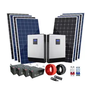 6-10kw off-lưới hệ thống năng lượng mặt trời điện cho nhà của tôi tế bào năng lượng mặt trời bảng điều khiển 400 Wát cho nhà năng lượng mặt trời hệ thống điện