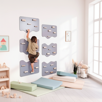 Panneaux d'escalade en bois pour tout-petits, système d'escalade Montessori - Écologique, certifié FSC, décoration de salle de jeux pour enfants, jouet cadeau, maison
