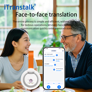 Traductor en Línea Inalámbrico con IA Itranstalk, Traducción en Tiempo Real en Más <span class=keywords><strong>de</strong></span> 140 Idiomas con Audio/Video, Interpretación Simultánea - Product Image 5