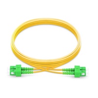 Kabel Serat Optik Dia 0.9mm/2mm/3mm Jumper 1m/2m/3m/5m/10m SC APC Patchcord Singlemode SM