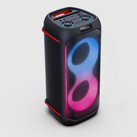 Altavoz portátil para fiestas Pro Audio Dual de 6.5 pulgadas, modelo 710, con Bluetooth, amplificadores de 600W, equipo de sonido inteligente para juegos con micrófono.