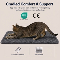 Tapis en velours jacquard chenille Heather, tissage mélangé, résistant aux morsures pour animaux de compagnie, antidérapant, pour chambre d'enfant et salle de jeux