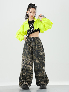 Ropa de <span class=keywords><strong>baile</strong></span> de Jazz para niñas, conjunto de <span class=keywords><strong>estilo</strong></span> dulce y fresco de Jazz, pasarela de moda, traje de escenario de <span class=keywords><strong>baile</strong></span> callejero, traje de actuación - Product Image 5