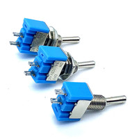 Interrupteurs à bascule miniatures 2 positions ON-OFF 2 broches SPST 6A 250VAC MTS-101
