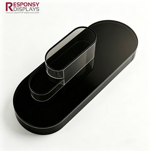 Espositore Rotante Portatile <span class=keywords><strong>in</strong></span> Acrilico ad Alta Visibilità per Negozi di Bellezza, per Flaconi di Profumo e Prodotti Skincare - Product Image 2