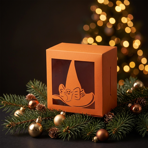 Private Custom Festive <b>Sock</b> Gift <b>Box</b> Printed Folding Paper Gable Packaging For Holiday Craft Use Vietnam Manufacturer - Product Image 1