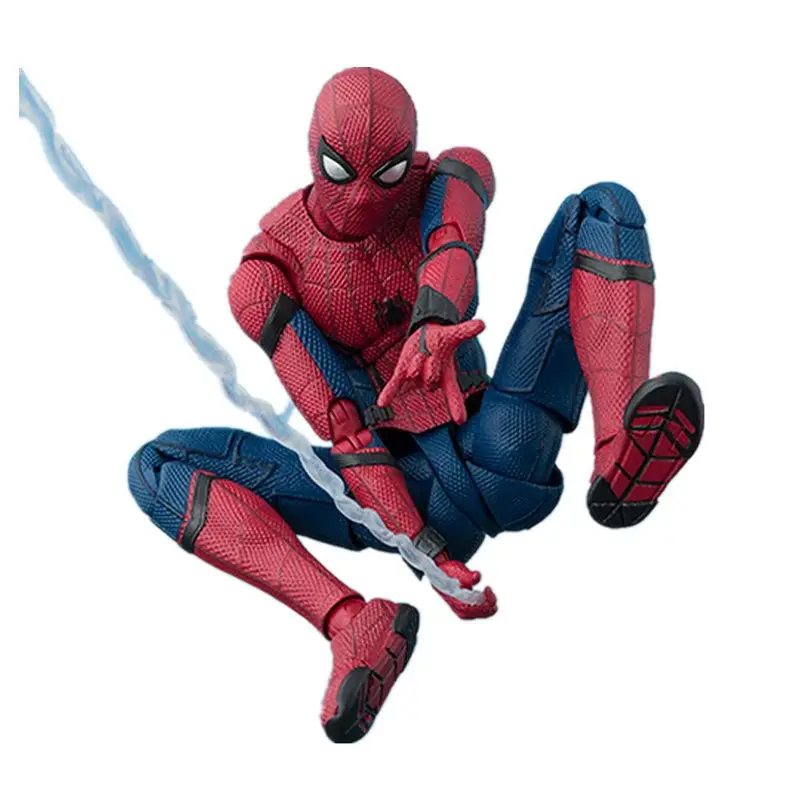 Action Figure di alta qualità Spiderman in PVC ragno uomo modello da collezione giocattolo 15cm