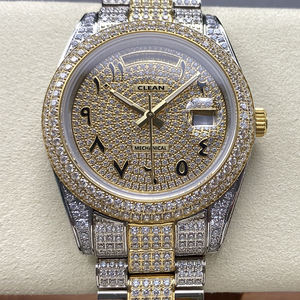 Montre de luxe Hip Hop Iced Out Diamond Tester VVS1 Moissanite automatique mécanique montres-bracelets pour hommes - Product Image 5