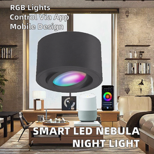 APP Smart LED nebulosa <span class=keywords><strong>nuvola</strong></span> luce notturna portatile RGB Bling proiettore stellato USB moderna bianca per camera da letto letto AC letto - Product Image 3