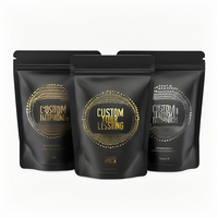 Sachet Doypack Personnalisé en Mylar Mat avec Fermeture Zip Coulissante et Valve Unidirectionnelle pour Café 680g, Emballage Alimentaire Velours Mat