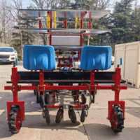 Transplanteur double rangée LiGeng : Haute productivité, motorisé, grande vitesse de travail, livraison stable des semis, pour l'agriculture