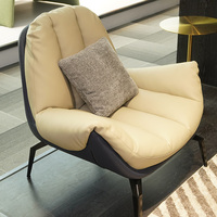 Meubles de bureau en cuir personnalisés de luxe design moderne commercial contemporain de direction Ensemble de canapés