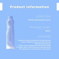 POLAN Bio 300ml Spray Protecteur Thermique et Isolant du Cuir Chevelu Avant Décoloration et Teinture Anti-Chute Usage Professionnel Soin Capillaire