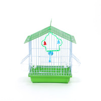Cage à oiseaux en métal minimaliste tendance, petite 21x17x29 cm, 3 couleurs disponibles, pour calopsite, perruche, petit oiseau