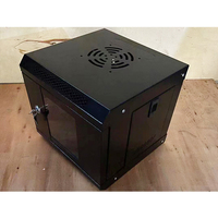 Murah 10 inci baja gulung dingin kecil 4u 6u 60x60 dudukan dinding jaringan Putih Kabinet server rak untuk rumah
