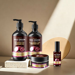 Yeni varış kırmızı soğan saç büyüme şampuan seti Oem Odm Anti saç dökülmesi soğan şampuan kabarık özel markalar için özellikler - Product Image 4