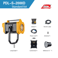Lumière LED de photographie haute puissance Saturn (PDL) S2000D 2000W 5600K avec télécommande - Éclairage professionnel pour le cinéma et la télévision