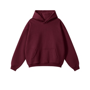TKAN172D personnalisé printemps nouveau style hommes pull 100% coton imprimé blanc Logo goutte épaule à capuche - Product Image 2