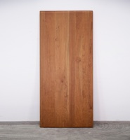 Plateaux de table en bois massif de cerisier, dalles de Zelkova japonaise, grand design européen moderne, mobilier extensible pour la maison