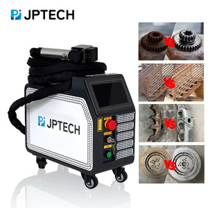 Nettoyeur <span class=keywords><strong>laser</strong></span> à impulsions portable JPT 300W pour l'élimination de la rouille sur l'acier inoxydable, l'aluminium et le bois avec système de refroidissement par air - Product Image 1