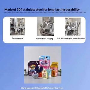 ANDUUK Automatische Detergent Verticale Zakvulmachine, voor het vullen van bessen sap, kokoswater en wasmiddel - Product Image 5