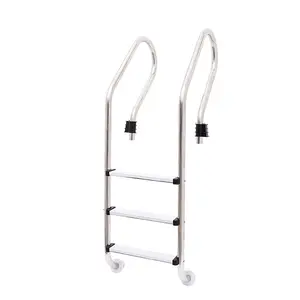 Factory direct stainless steel tube ladder stainless swimming pool ladders
