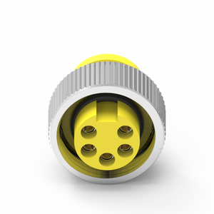 ขั้วต่อสายไฟแบบประกอบคุณภาพสูง ขนาด 7/8 นิ้ว 5 ขา แบบขึ้นรูป กันน้ำระดับ IP67 20A 250V ตัวเมีย สำหรับใช้งานในอุตสาหกรรม - Product Image 1