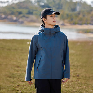 Logo personnalisé nouvelle veste imperméable d'extérieur manteau respirant vêtements d'alpinisme en plein air hommes printemps et été groupes - Product Image 6