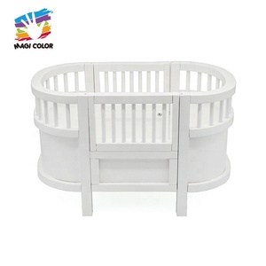 Новая модная миниатюрная деревянная кукольная кровать W06B094 - Product Image 4