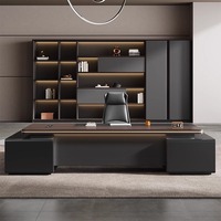 Meubles en bois modulaires simples et modernes de style chinois pour la maison et l'école, table et chaise de président de style luxe léger