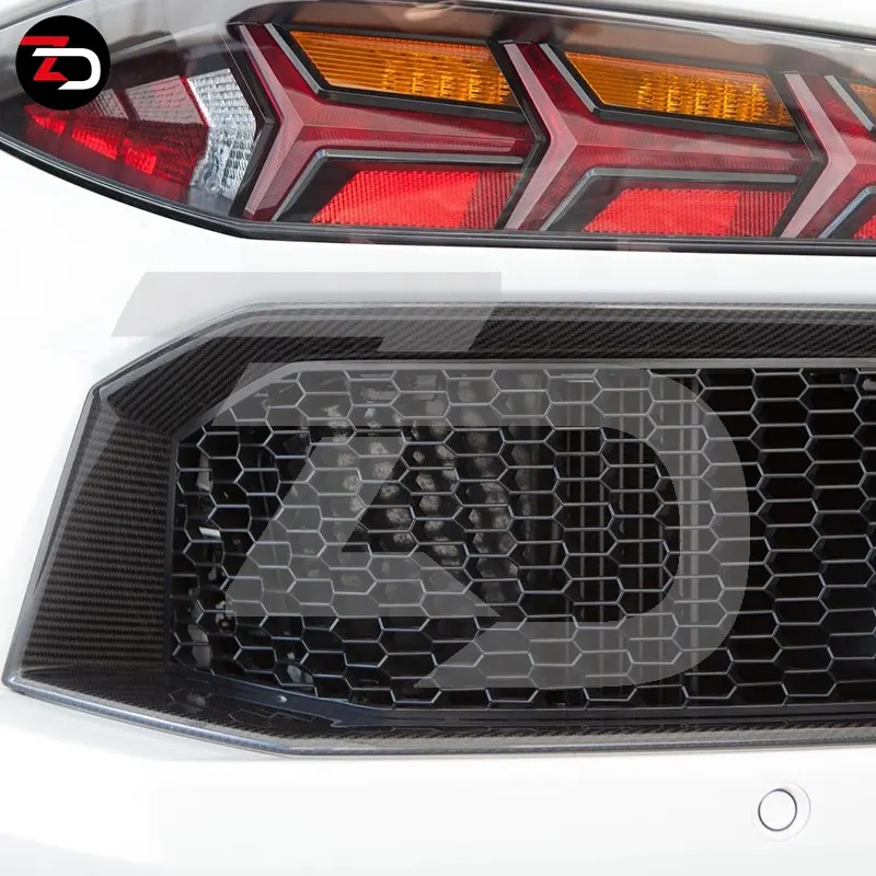 Palette di prese d'aria per paraurti posteriore in stile OEM in fibra di carbonio a secco di migliore qualità per zhenavventador LP700 coupé Roadster