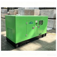 Générateur diesel industriel LINGGE 100 kVA avec refroidissement par eau du moteur, capot insonorisé