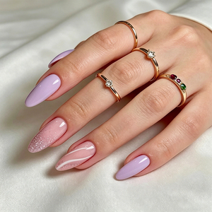 Ongles artificiels en ABS doux et apaisants, esthétiques et délicats, pour une relaxation et un soin de soi, aux couleurs calmantes - Product Image 3