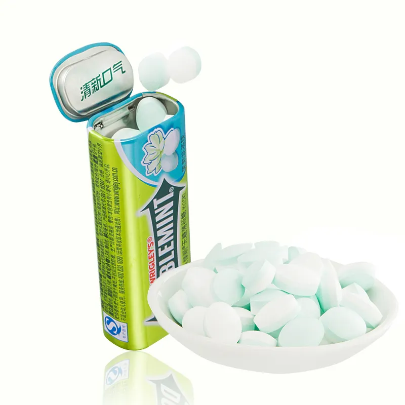 Süßigkeiten Großhändler Strawberry Mints/Ice Zitronen minze Double mint Kaugummi 23.8G